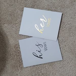 His/Her vow books